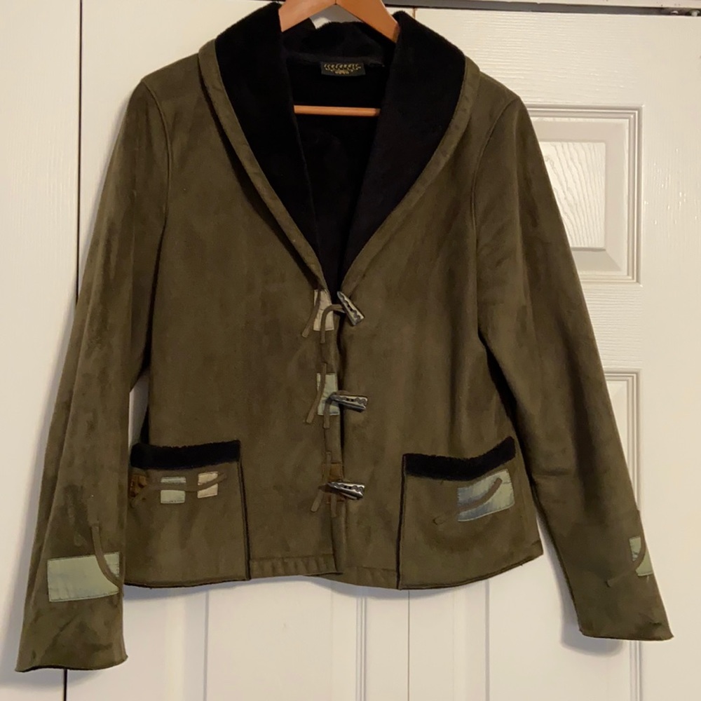 Beautiful ICELANDIC winter suede like jacket
